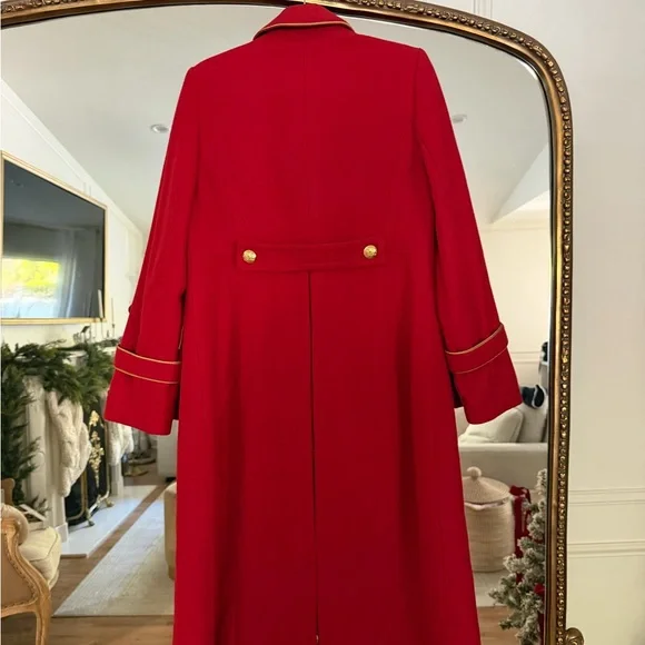 Banana Republic Olivia Palermo Red Trench Coat - Picture 2 of 4
